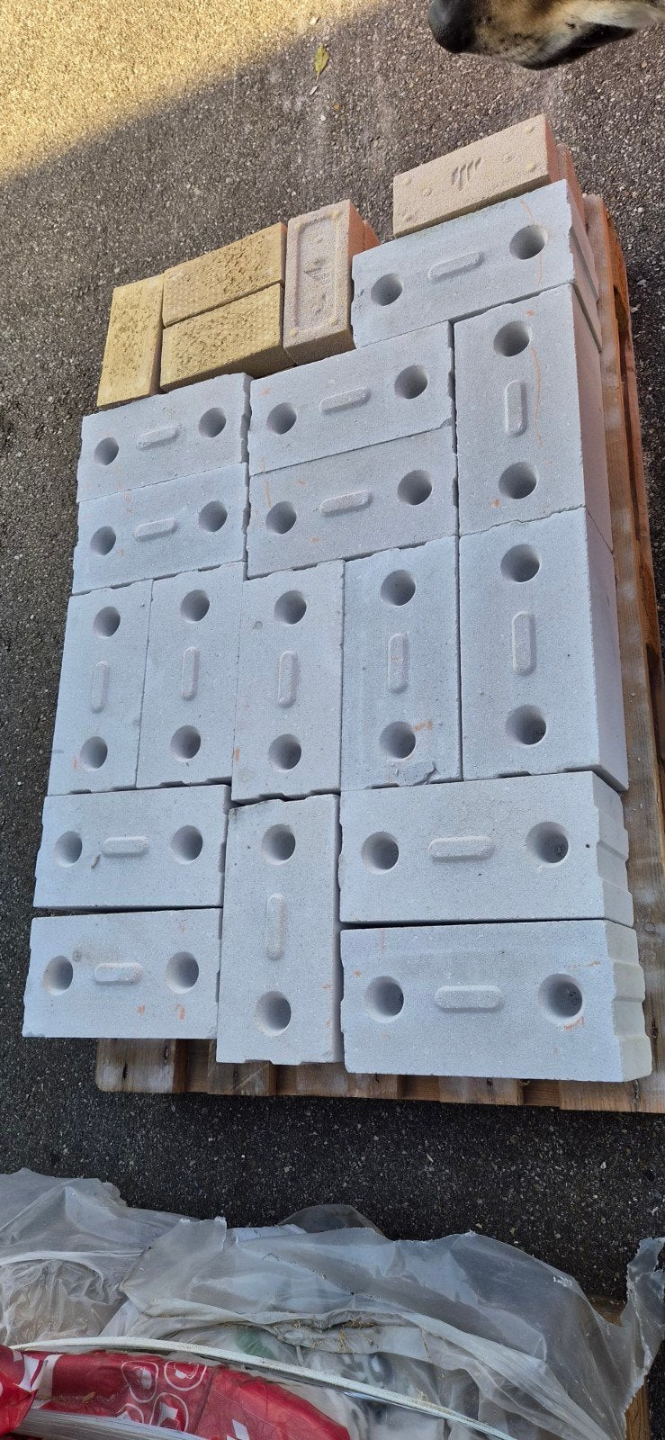16x Kalkzandsteen blokken, Ophalen, Nieuw, Kalkzandstenen