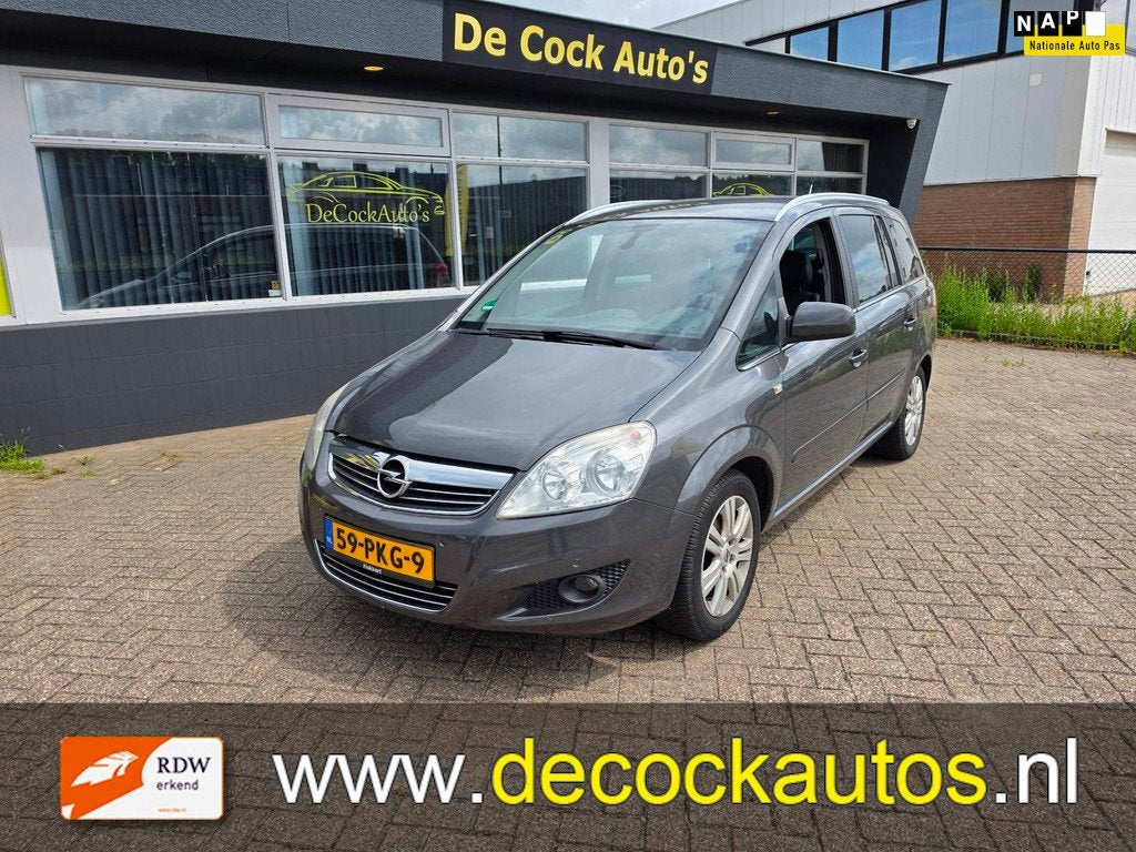 Opel Zafira 1.8 Cosmo, Auto's, Voorwielaandrijving, Euro 5, Gebruikt, 4 cilinders