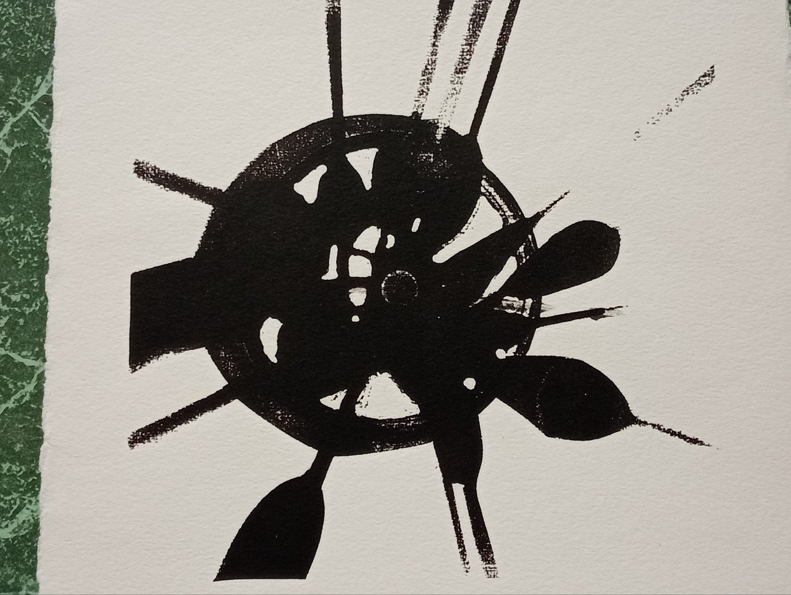 Lithografie/zeefdruk jaren 80, Antiek en Kunst, Kunst | Litho's en Zeefdrukken, Ophalen of Verzenden