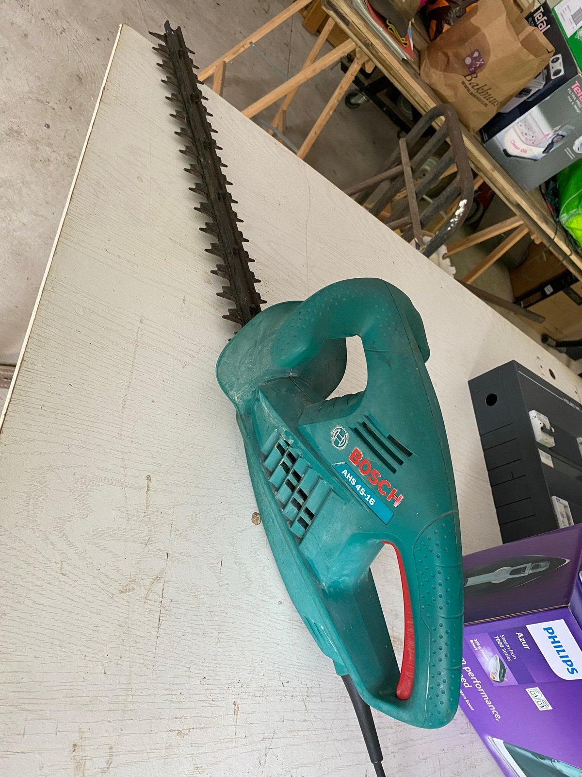 Electrische heggeschaar met snoer, Bosch AHS 45-16. 470 W, Ophalen, Elektrisch