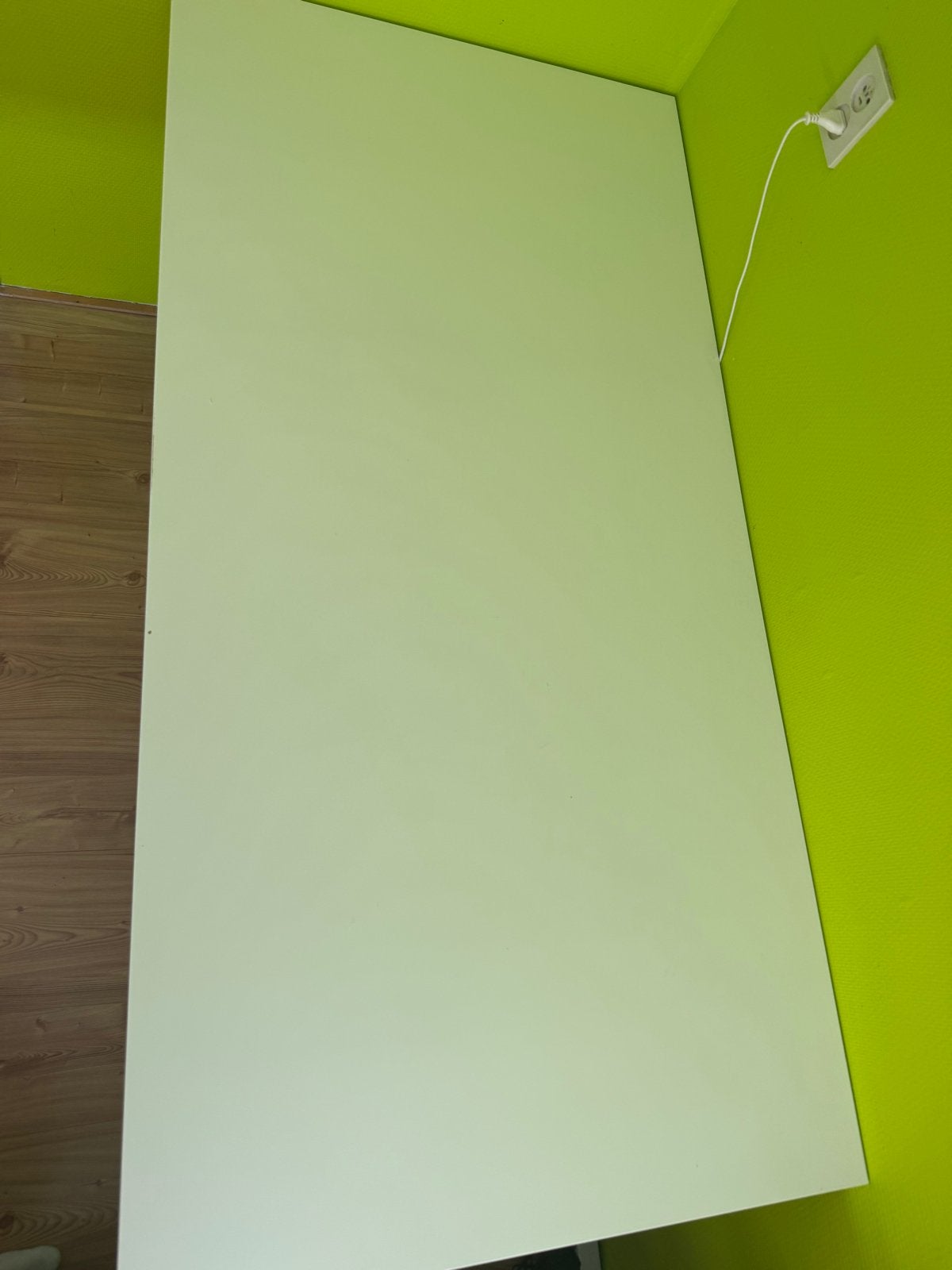 Wit IKEA bureau, 150x75 cm, Ophalen, Gebruikt, IKEA, Wit
