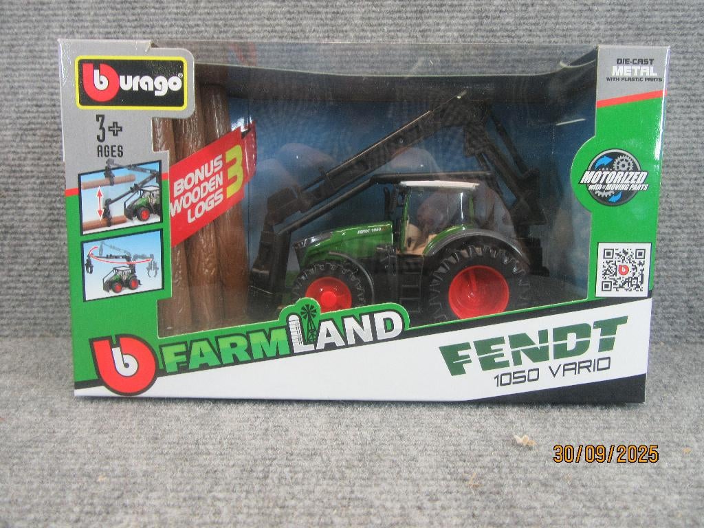 Fendt tractor landbouw   burago, Kinderen en Baby's, Speelgoed | Speelgoedvoertuigen, Ophalen of Verzenden, Nieuw