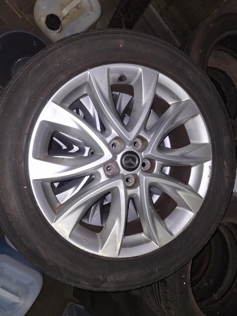 Mazda CX5 19inch wielen, Banden en Velgen, Ophalen, 19 inch, Zomerbanden