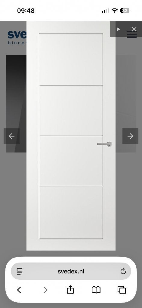 Svedex Lijndeur CN55 Connect - Nieuw, Doe-het-zelf en Verbouw, Deuren en Horren, Ophalen, 80 tot 100 cm, Binnendeur, Nieuw