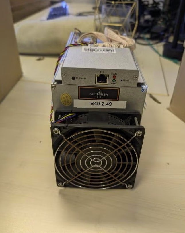 Antminer L3+ Scrypt Miner - Litecoin Dogecoin Mining, Computers en Software, Overige Computers en Software, Gebruikt, Ophalen of Verzenden