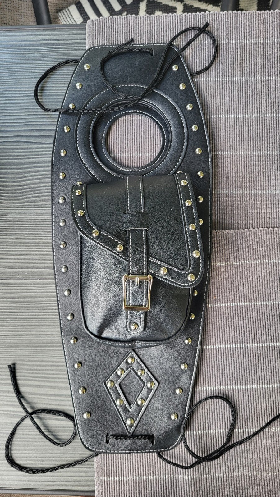 Leren motortank beschermer met opbergvak, Motoren, Ophalen of Verzenden, Nieuw