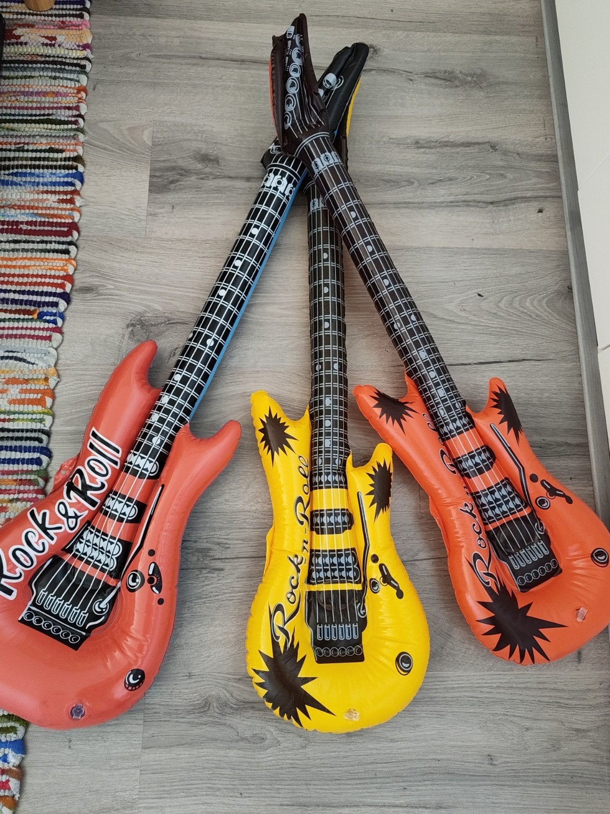 Opblaasbare gitaren -verkleed- rock&roll, Ophalen, Gebruikt