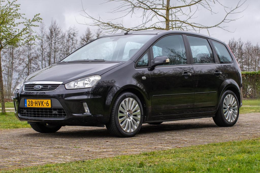 Ford C-Max 1.8-16V Titanium Flexifuel 1e Eig. 89.100 km +NAP, Auto's, Ford, Gebruikt, 4 cilinders, Zwart, Handgeschakeld