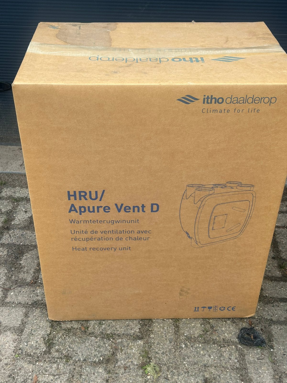 Itho daalderop warmteterugwinunit wtw, Ophalen of Verzenden, Nieuw, Ventilator en Afzuiger