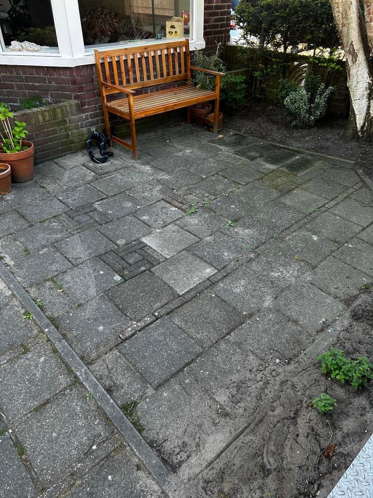 Betontegels 30x30 cm, ca. 12 m2, Tuin en Terras, Tegels en Klinkers, Ophalen, Overige materialen, Gebruikt, 10 m² of meer