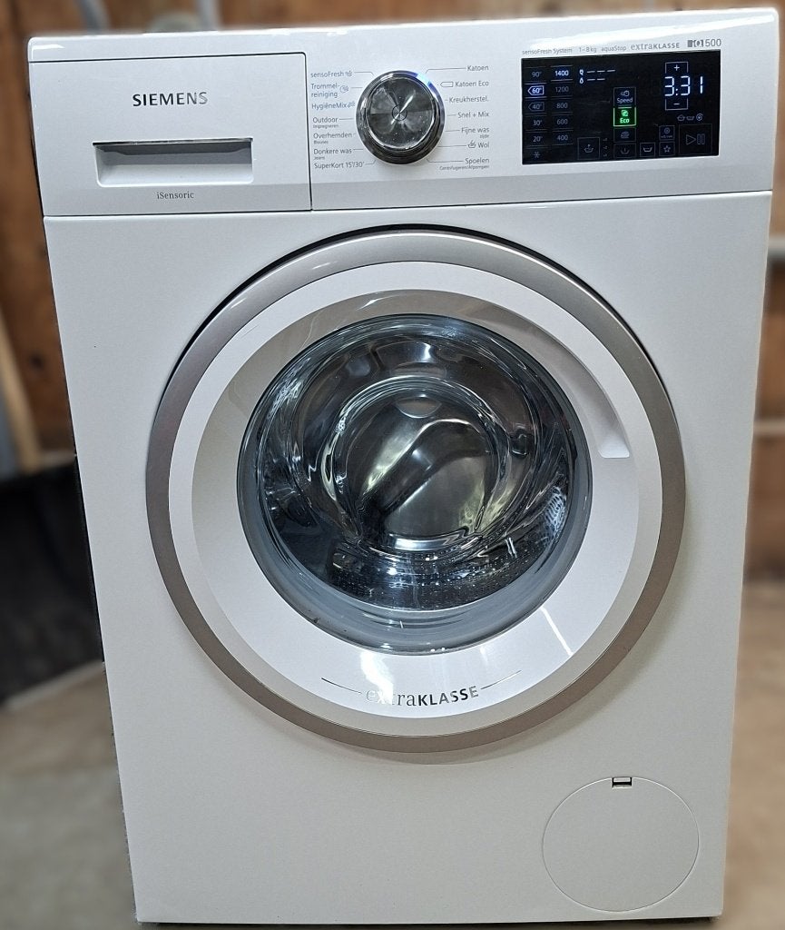 Jonge Siemens A+++ iQ500 8 kg, bezorging 25 km, Witgoed en Apparatuur, Wasmachines, 1200 tot 1600 toeren, 8 tot 10 kg, Ophalen of Verzenden