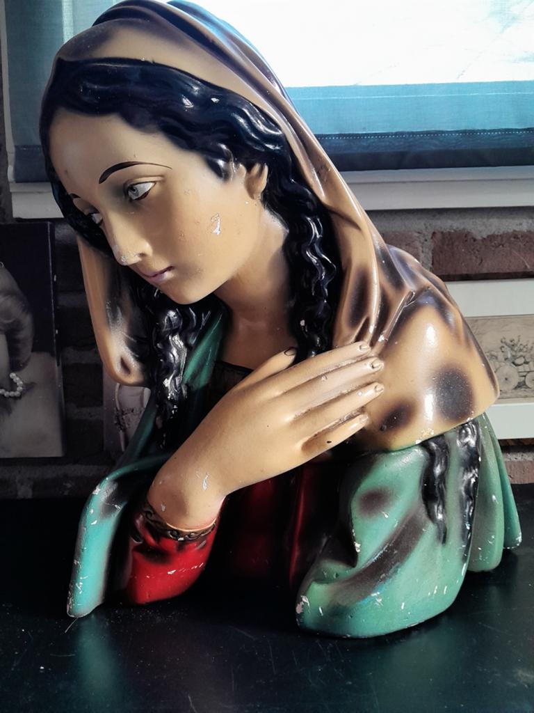 Vintage Mariabeeld - Religieus Beeld, Ophalen