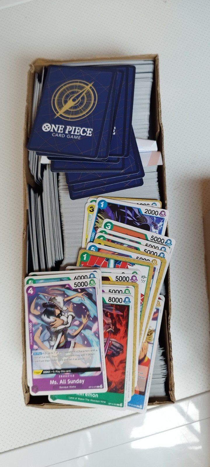 Bulk One Piece & Dragon Ball Kaarten (Japans/Engels), Ophalen of Verzenden, Gebruikt, Meerdere kaarten