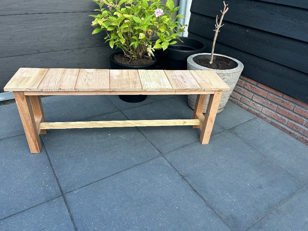 Houten tuinbankje, Ophalen, Nieuw, Hout