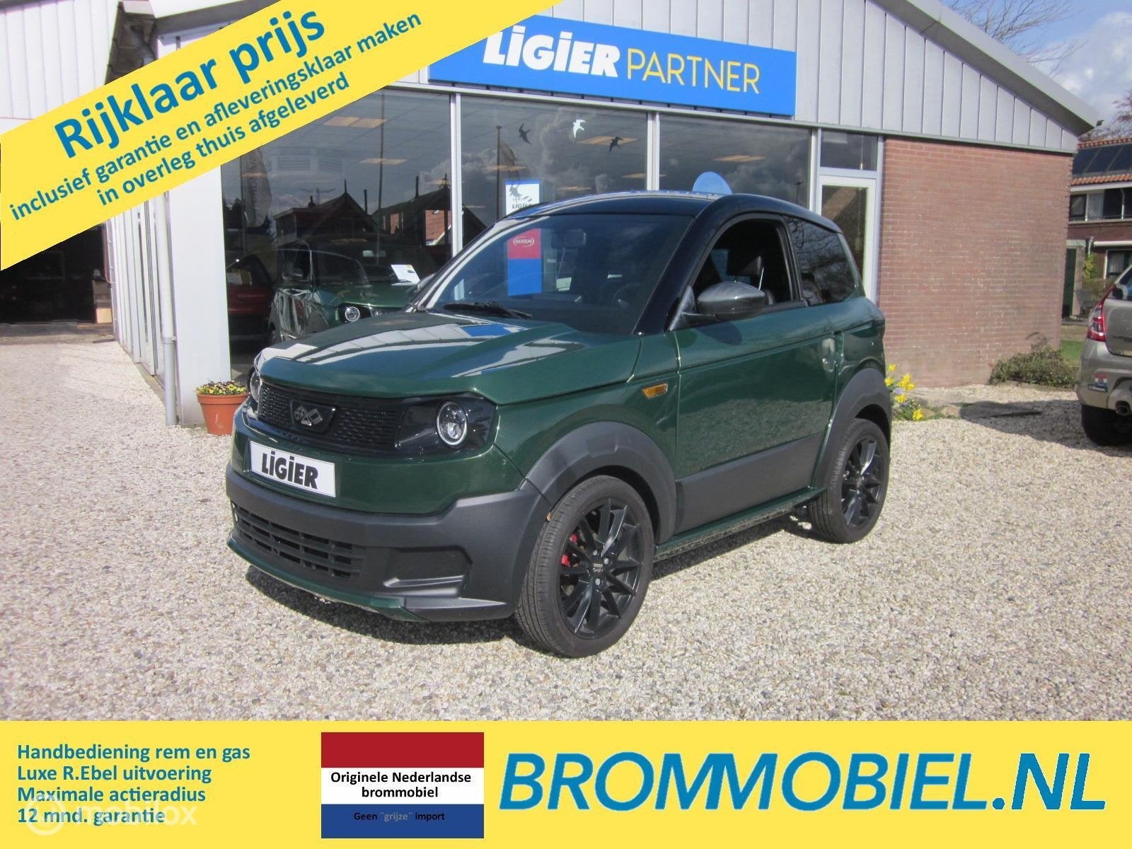 Gebruikte elektrische Ligier Myli brommobiel handbediening, Gebruikt, Ligier