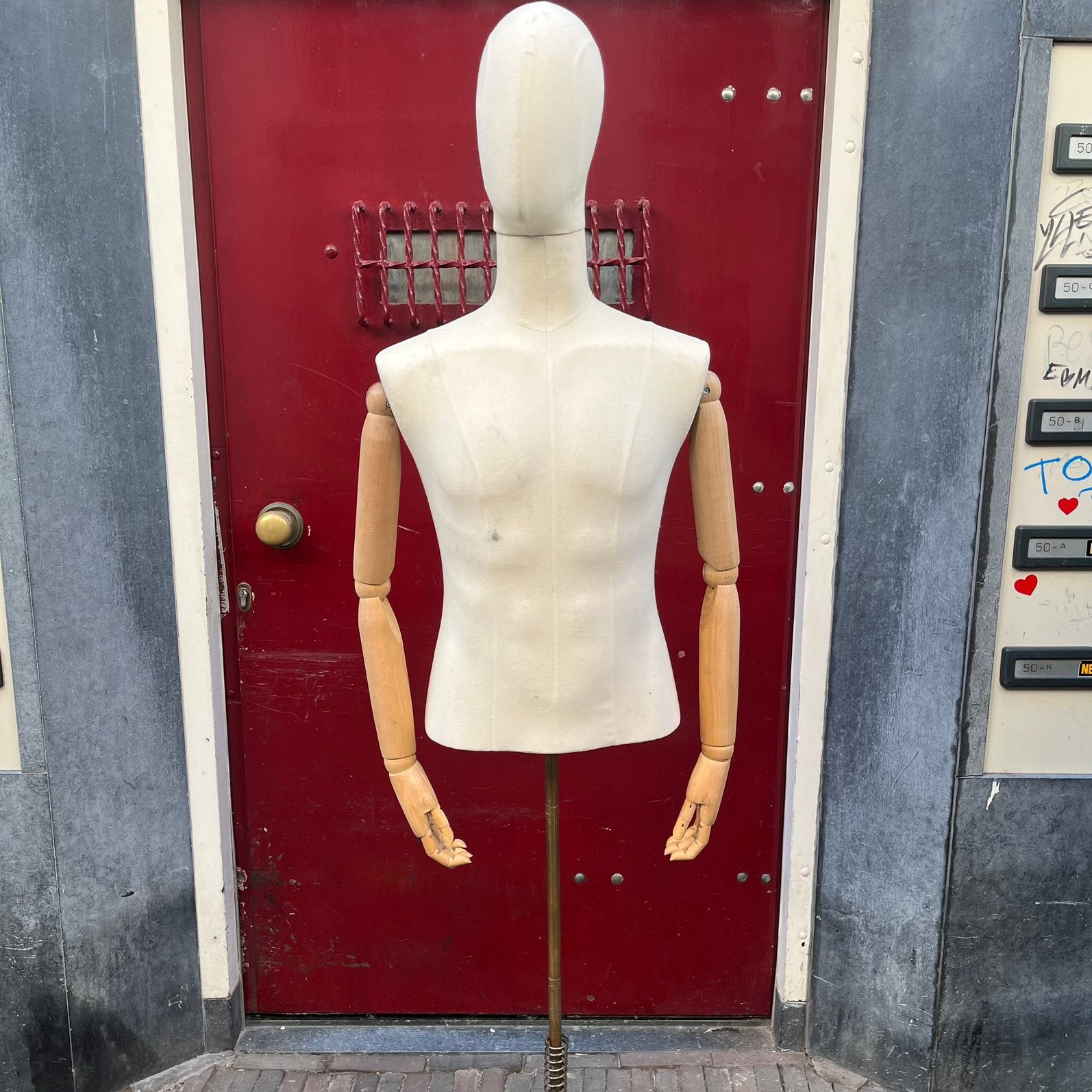 Vintage heren torso - paspop, Ophalen, Gebruikt, Paspop