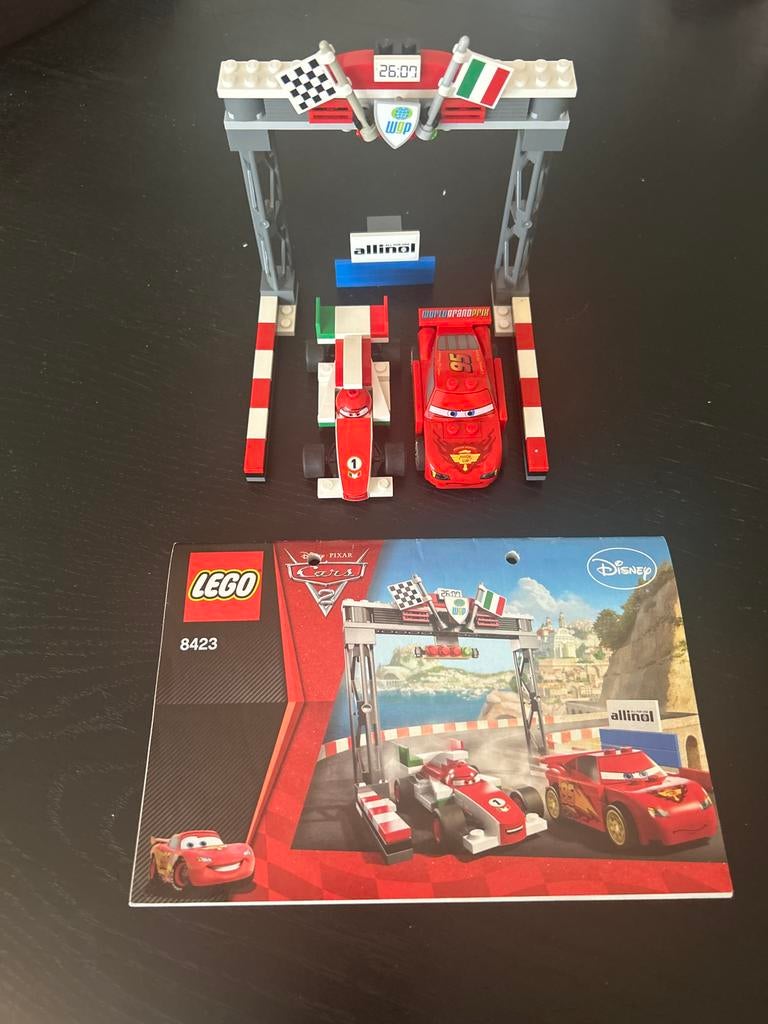 LEGO Cars 2 World Grand Prix 8423 - Complete set, Gebruikt, Overige thema's, Lego, Ophalen of Verzenden