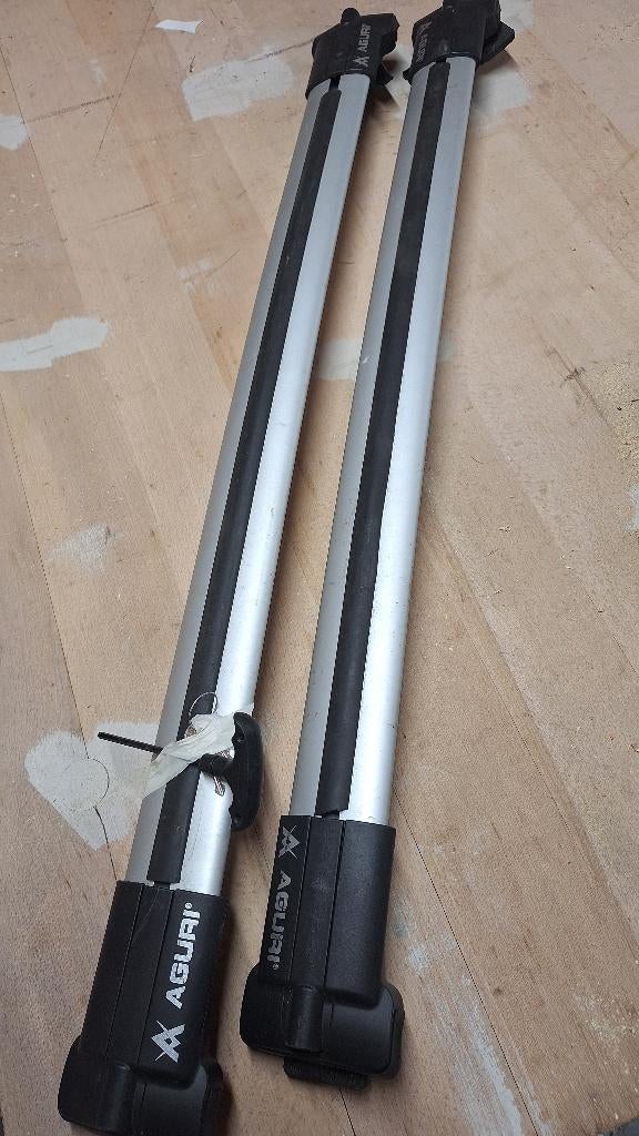 Te koop: Aguri Prestige 2 Dakdragers – 5 vakanties gebruikt!, Ophalen, Zo goed als nieuw