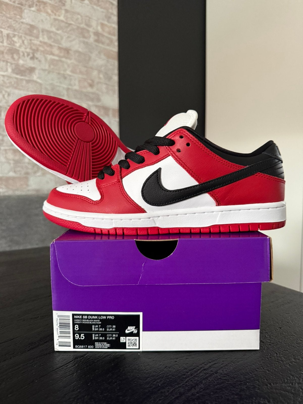 Nike SB Dunk Low Pro J-Pack Chicago | Maat 41, Ophalen of Verzenden, Zo goed als nieuw