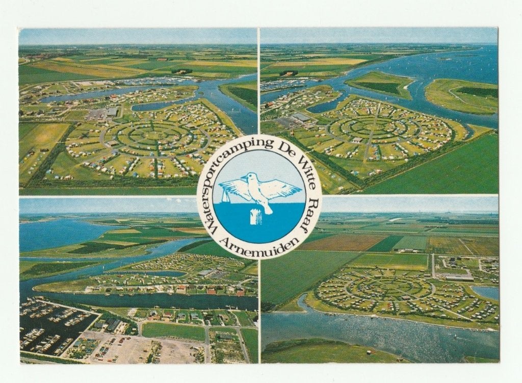 Arnemuiden - Watersportcamping De Witte Raaf, Ophalen of Verzenden, 1960 tot 1980, Gelopen, Zeeland