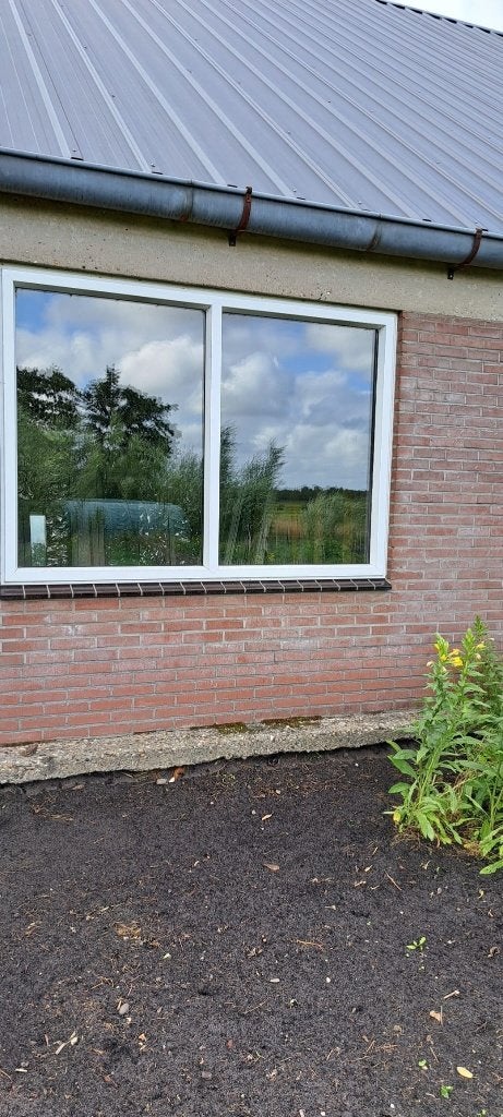 kozijnen, Kunststof, Gebruikt, Raamkozijn, Inclusief glas