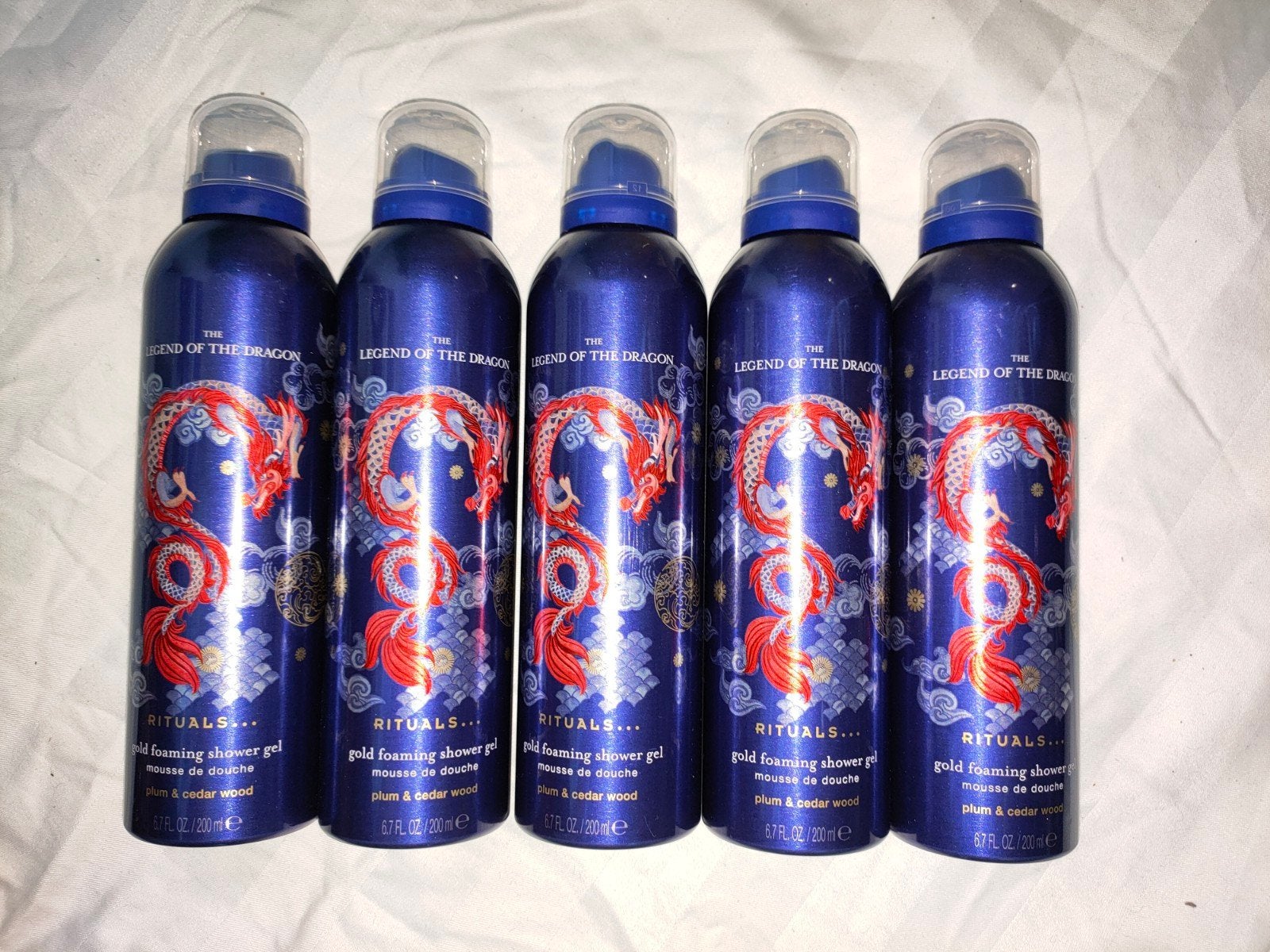5x Rituals Legend of the Dragon Douchefoams foam shower douc, Ophalen of Verzenden, Nieuw, Bad & Douche
