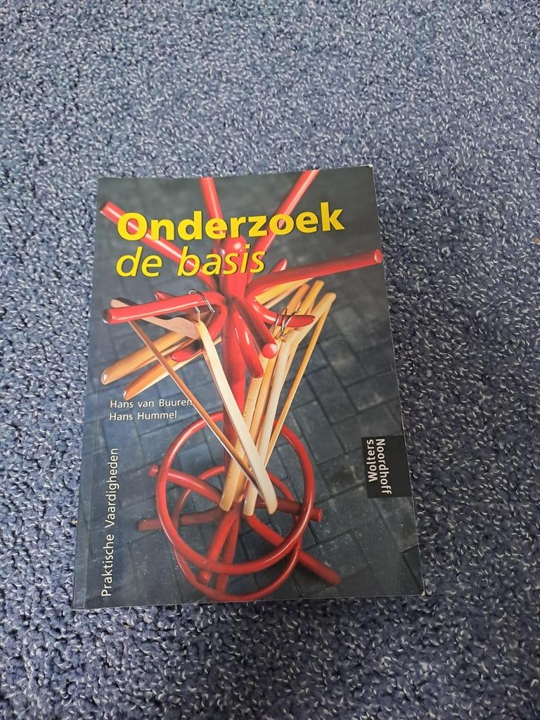 Onderzoek de basis - Praktische Vaardigheden, Gelezen, Ophalen of Verzenden, MBO, Hans van Buuren, Hans Hummel