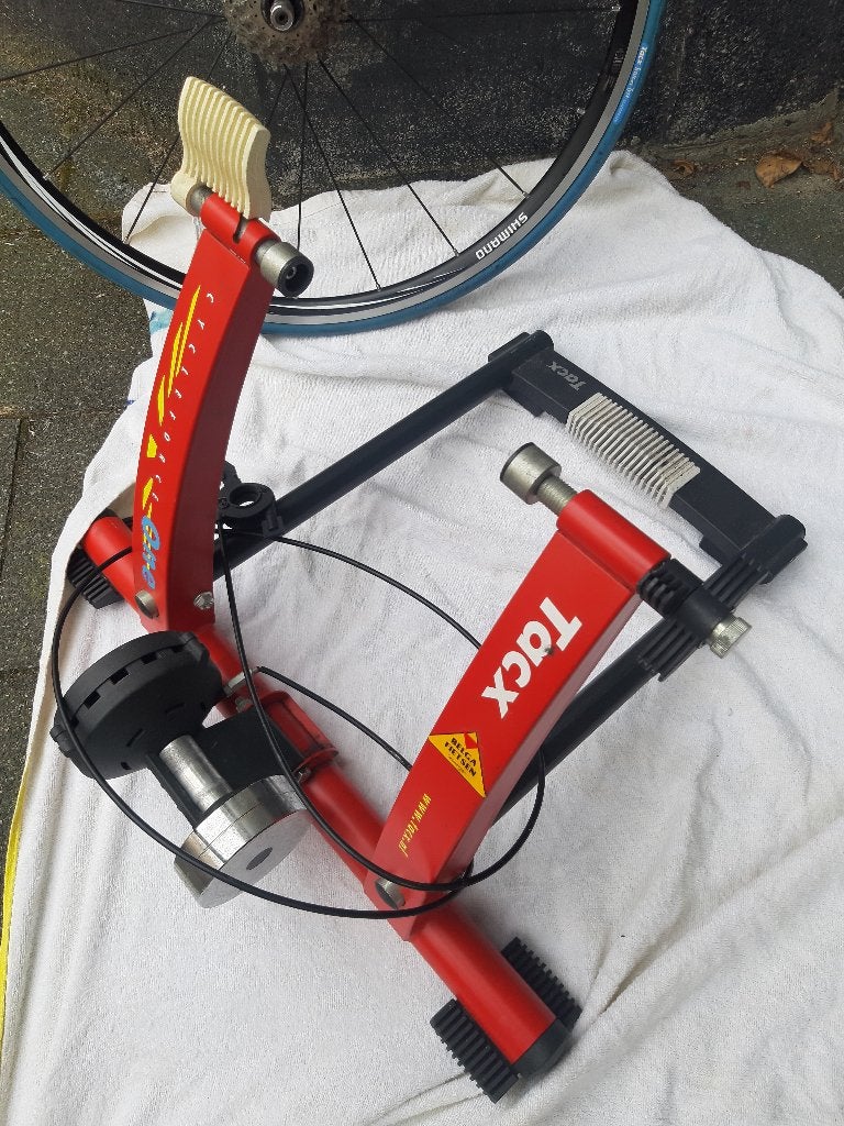Tacx Cycoleforce one roller, rood, zonder velg, wiel !!!!, Ophalen, Gebruikt, Overige typen