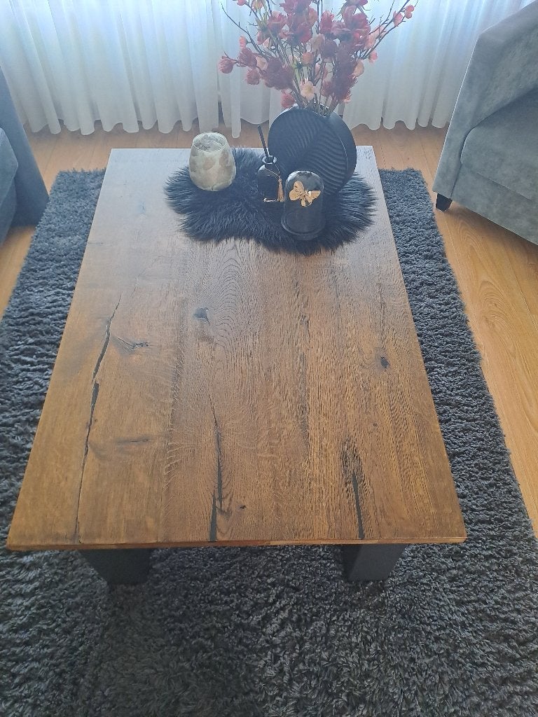 Salontafel, Huis en Inrichting, Tafels | Salontafels, Ophalen, 100 tot 150 cm, 50 tot 100 cm, Zo goed als nieuw