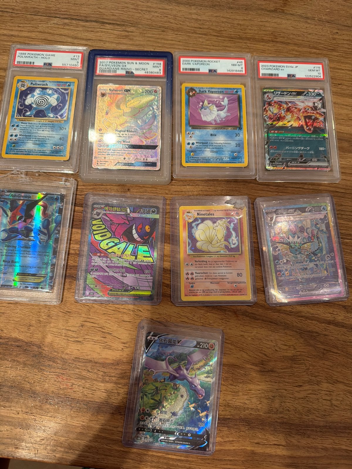 Pokémon Kaarten Collectie - Graded & Losse Kaarten, Ophalen of Verzenden, Zo goed als nieuw, Meerdere kaarten, Foil