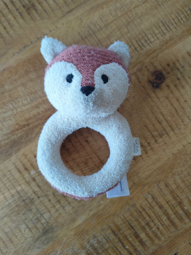 Verschillende Rammelaars/knuffels, Ophalen, Zo goed als nieuw, Rammelaar, Met geluid