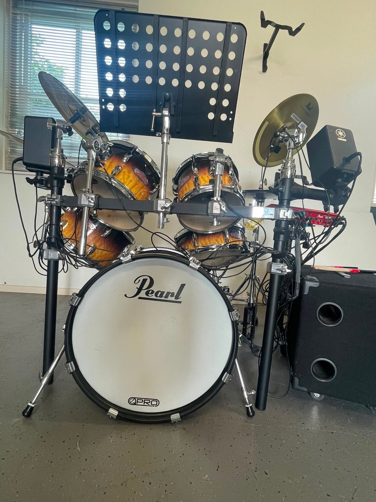 Pearl e-Pro Live REDbox elektronisch drumstel - compleet, Muziek en Instrumenten, Ophalen, Zo goed als nieuw, Pearl, Elektronisch