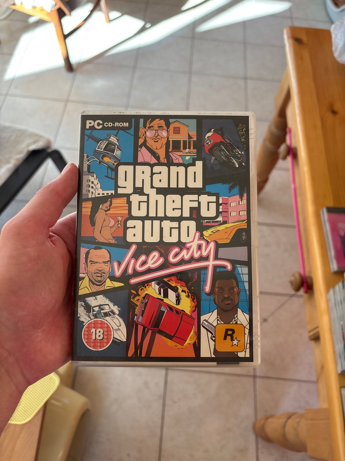 Grand Theft Auto: Vice City - PC CD-ROM, Avontuur en Actie, Gebruikt, Vanaf 18 jaar, 1 speler
