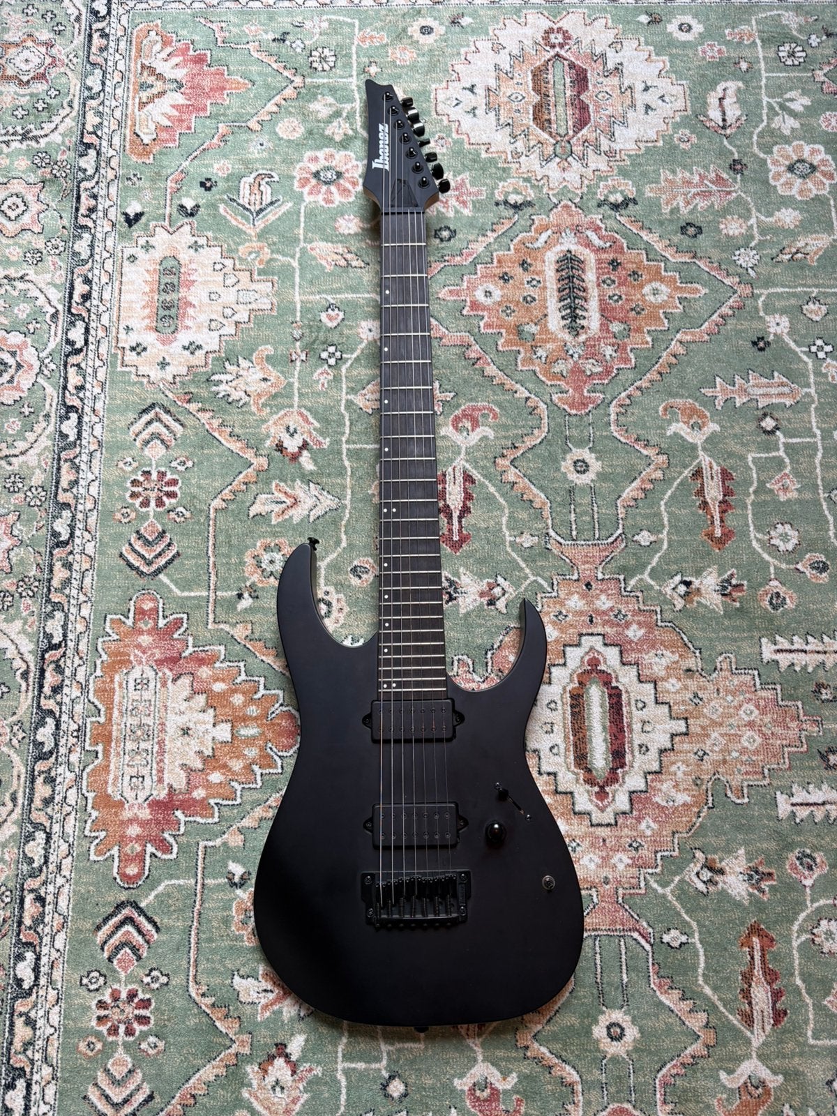 Ibanez RGIXL7-BKF, Ophalen, Zo goed als nieuw, Solid body, Ibanez