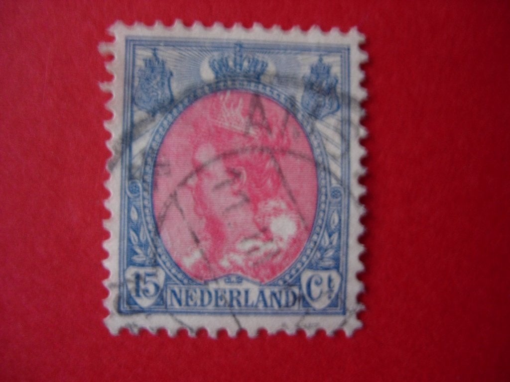 NL 1899-1921 Koningin Wilhelmina (bontkraag) 15ct NVPH nr.65, Verzenden, T/m 1940, Gestempeld