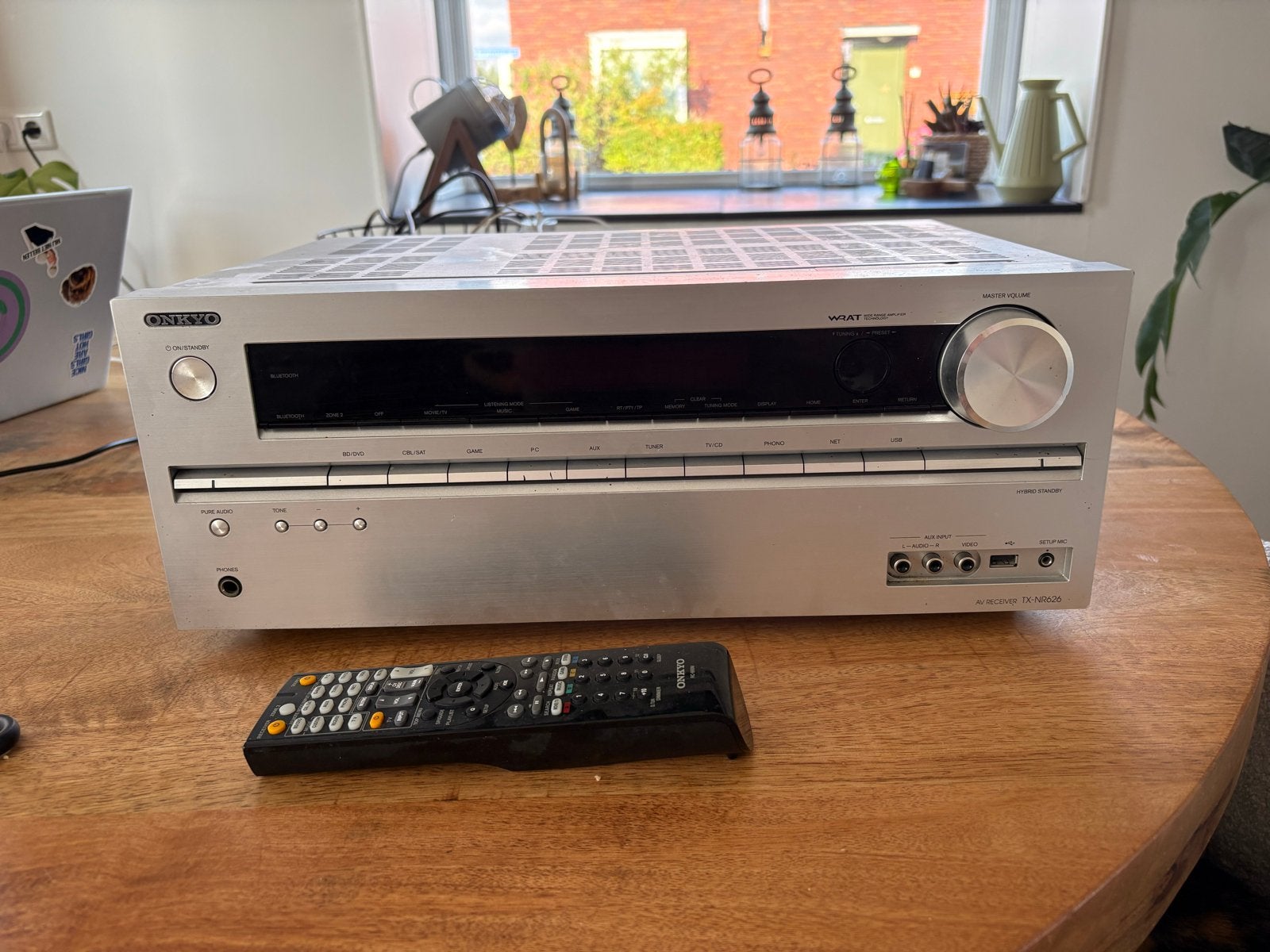 DEFECT Onkyo TX-NR626 AV-receiver met afstandsbediening, Ophalen, Niet werkend, 120 watt of meer, Onkyo