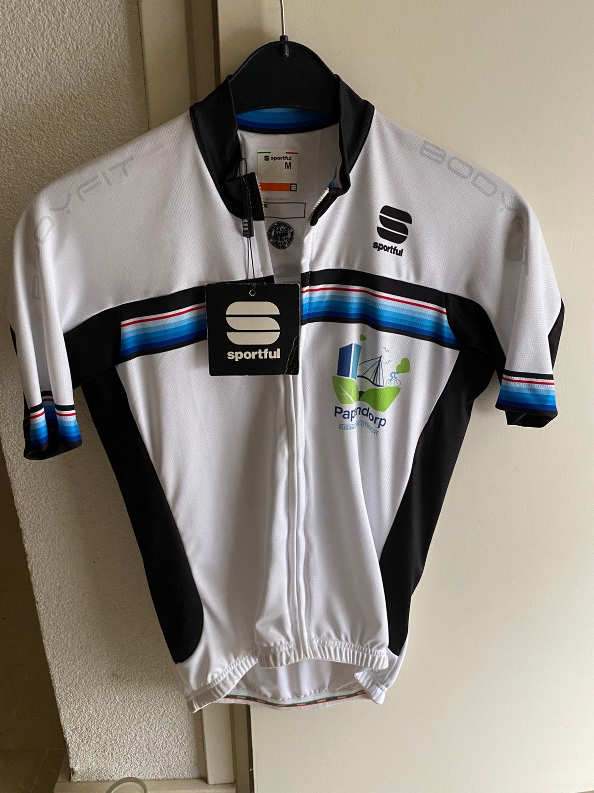 Sportful M fiets shirt / wielren shirt met opdruk NIEUW, Sportful, Nieuw, Bovenkleding, Heren