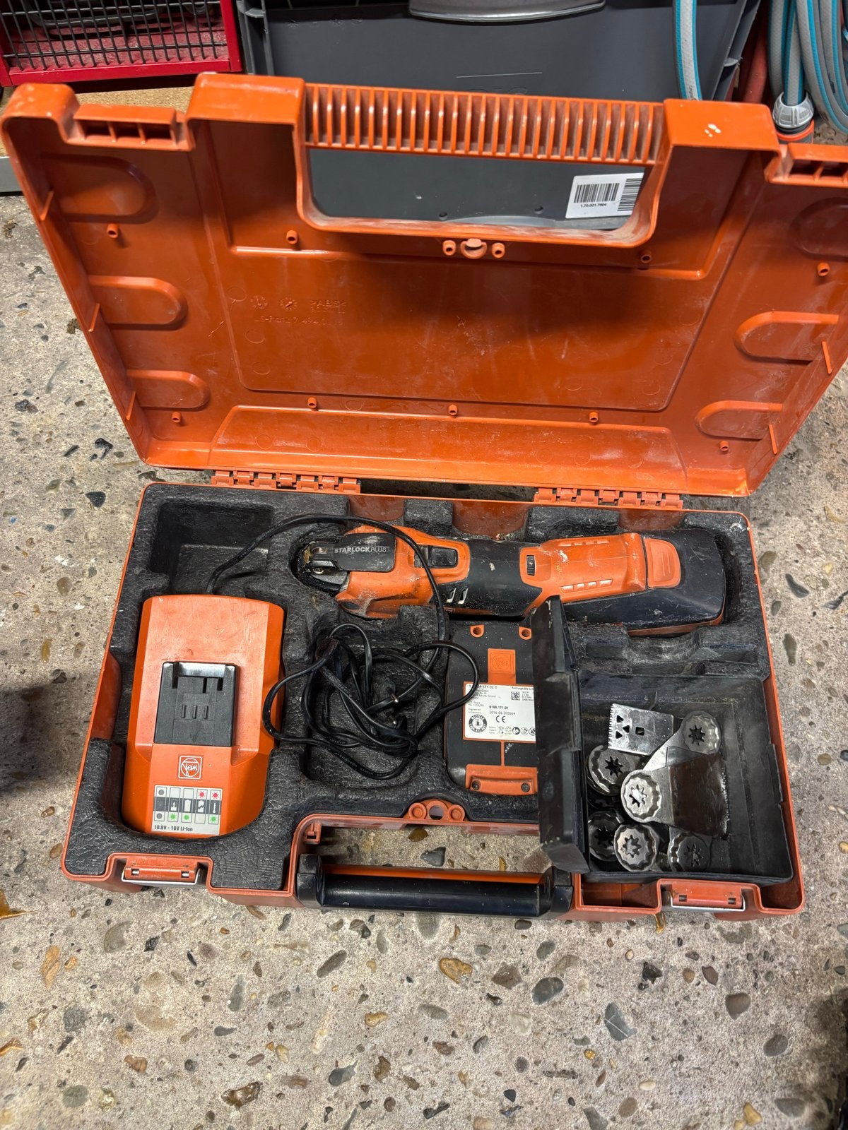 Fein Multimaster FMM 350 QSL Multitool in koffer, Ophalen of Verzenden, Gebruikt, Multitool, Overige merken