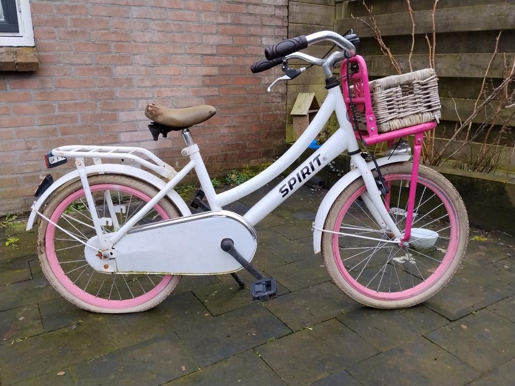 Meisjesfiets Spirit 20 inch, Gebruikt, Ophalen of Verzenden, Handrem, Spirit