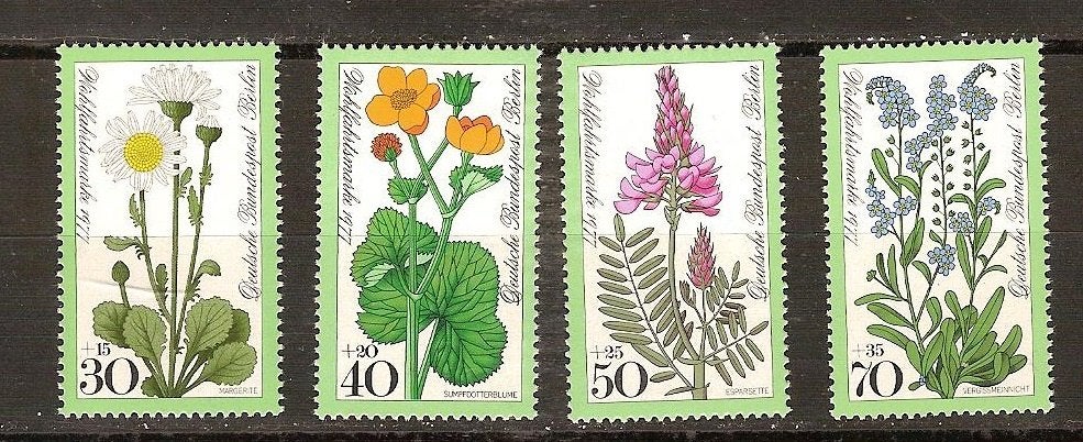 Berlin 556-559 postfris, Ophalen of Verzenden, BRD, Postfris