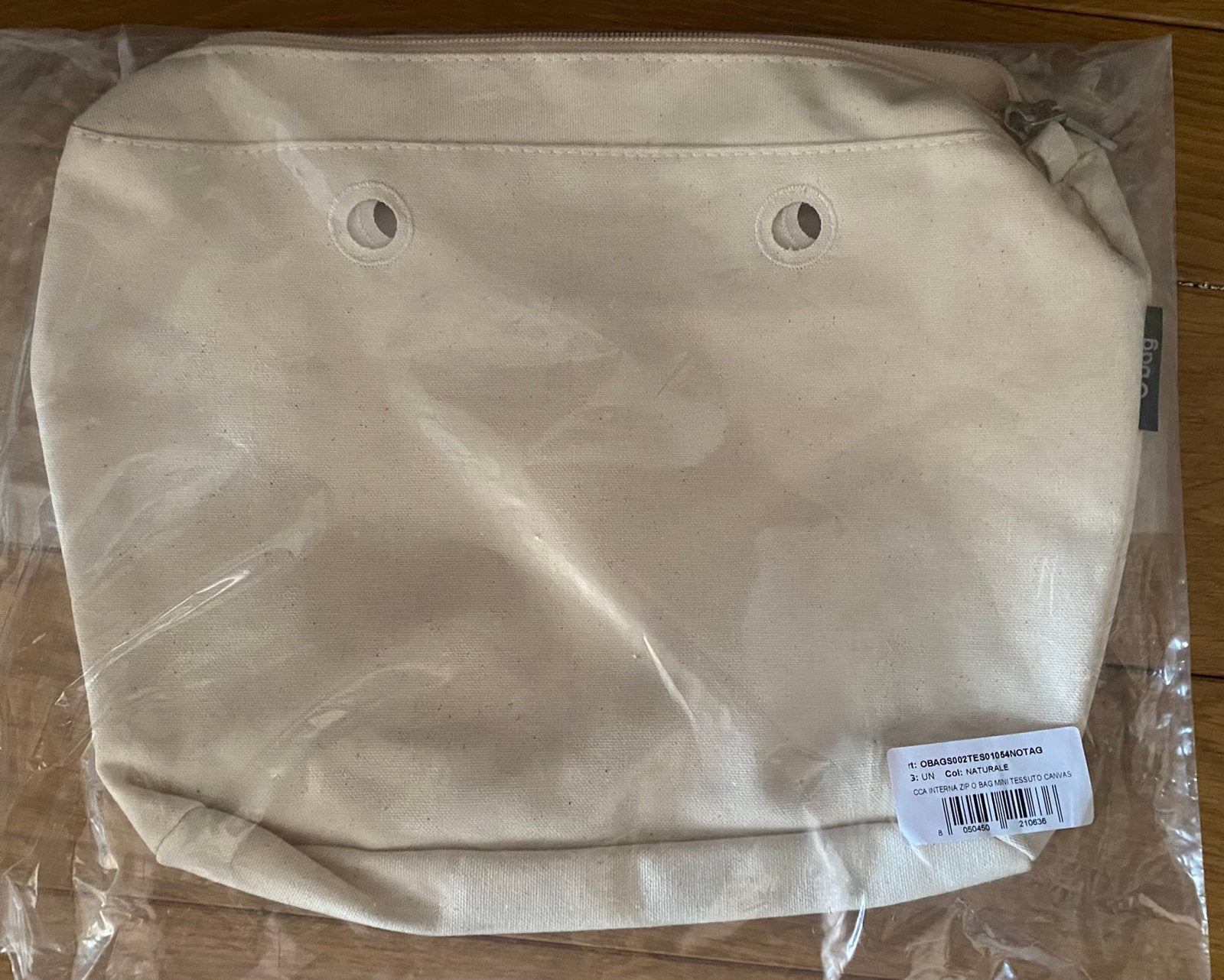 Naturelkleurige canvas binnentas voor de o-bag mini, Ophalen of Verzenden, Nieuw, Shopper