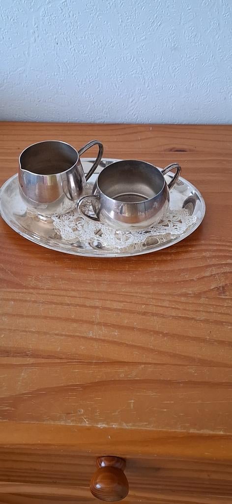 Roomstelletje, Ophalen of Verzenden, Zilver
