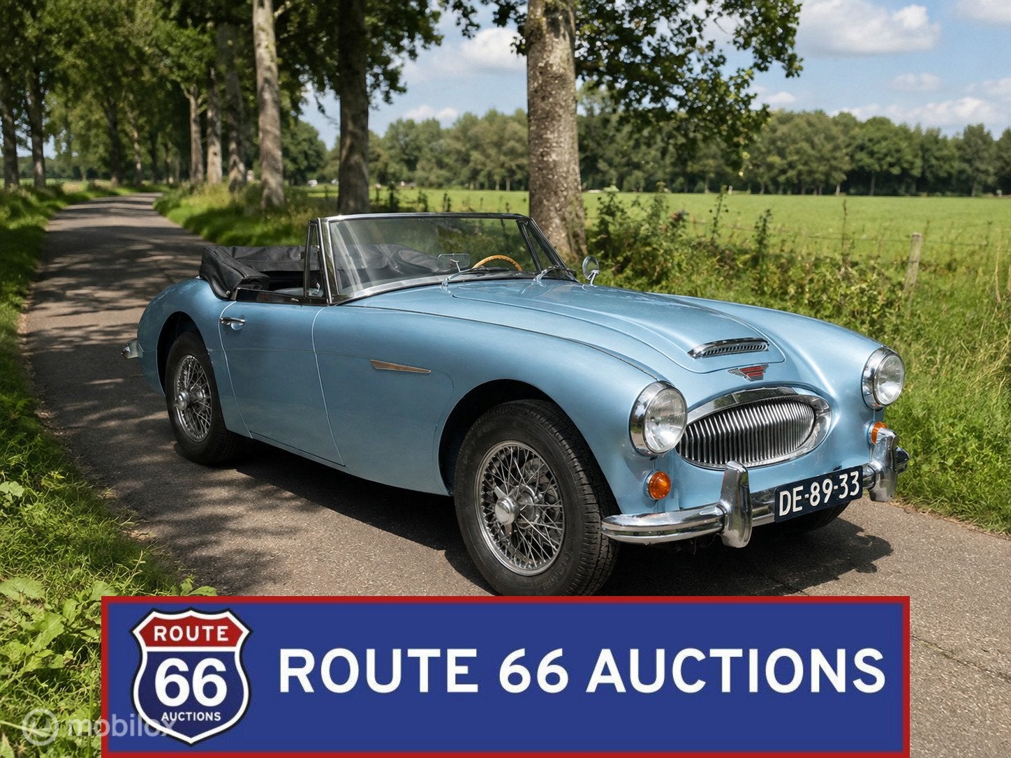 Austin-Healey 3000 Mk III | 1966 | Route 66 Auctions, Austin, Overige carrosserieën, Zwart, Bedrijf