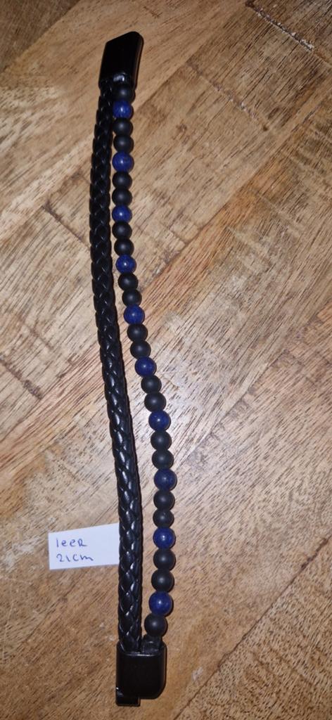 Exclusieve leren armband, Ophalen of Verzenden, Nieuw, Leer