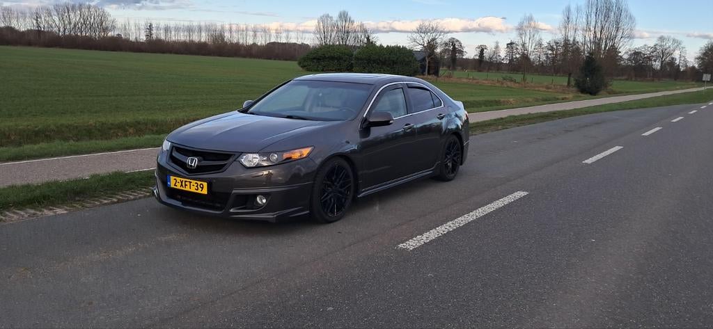 Honda Accord 2.4 Sedan AUT 2010 met Mugen body kit, Auto's, Grijs, 2354 cc, 1600 kg, Sedan