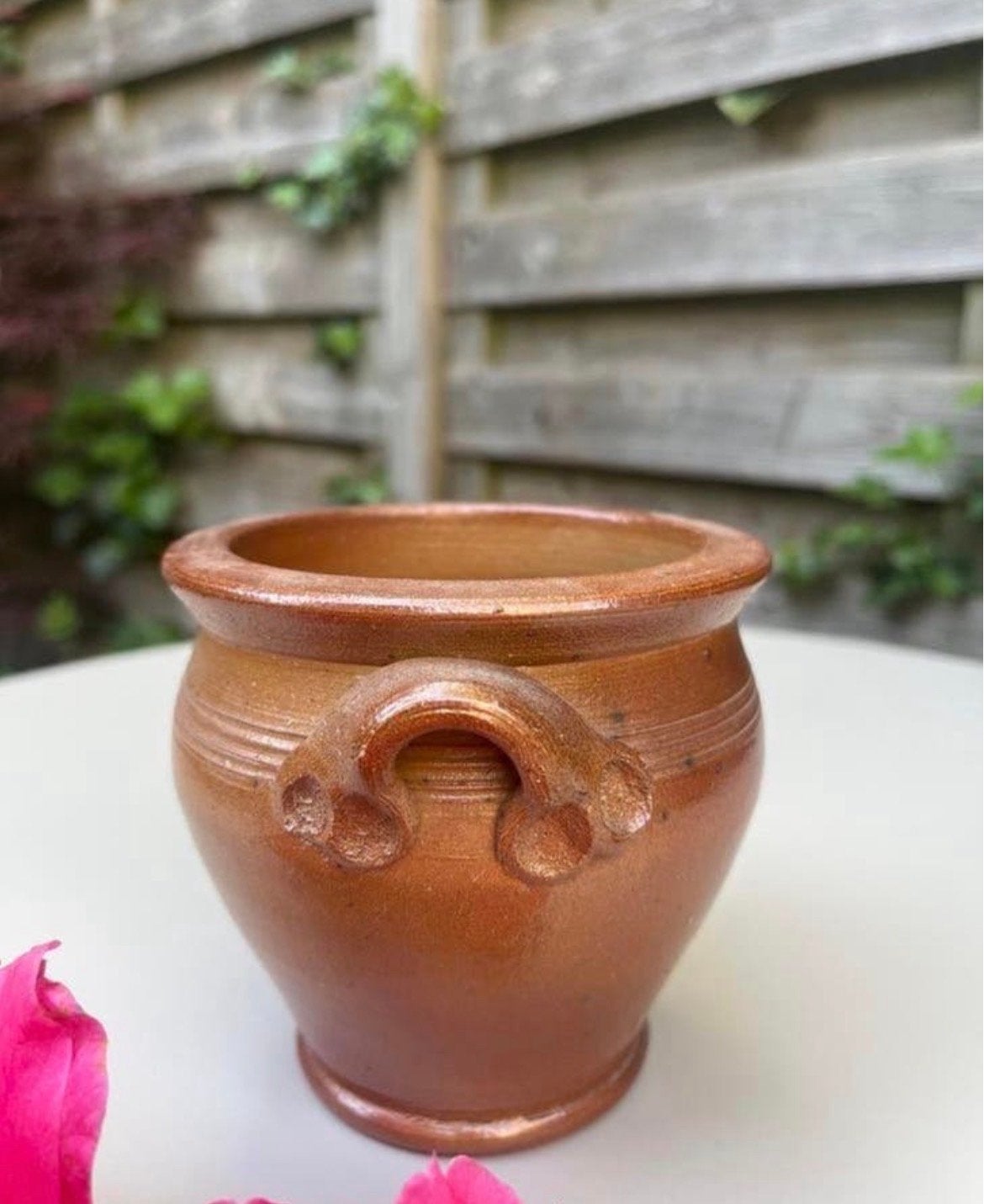 Charmante Miniatuur Keulse Pot van Bruin Aardewerk, Antiek en Kunst, Ophalen of Verzenden