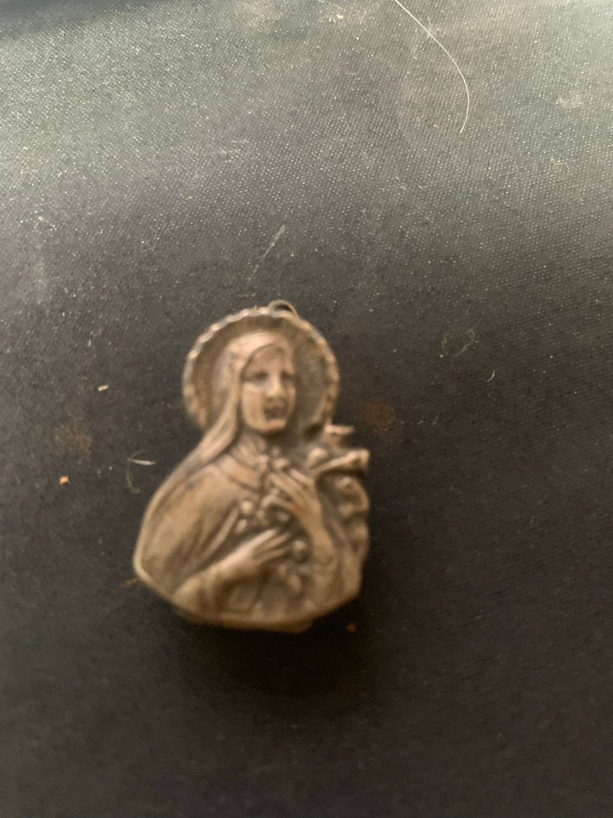 Antieke Maria Bedel - Openklapbaar Medaillon, Ophalen of Verzenden, Overige materialen, Hanger