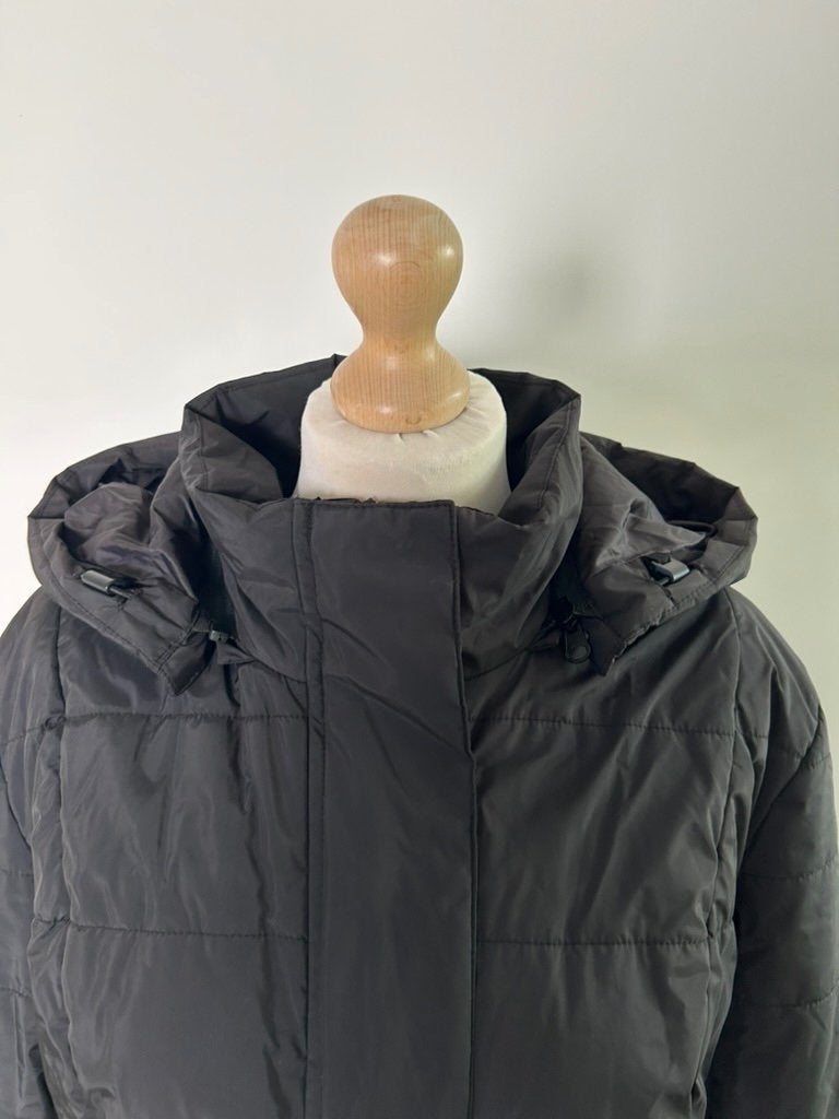 Bonprix maat 46 zwarte lange jas 3524, Bonprix, Bonprix, Bonprix, Zwart