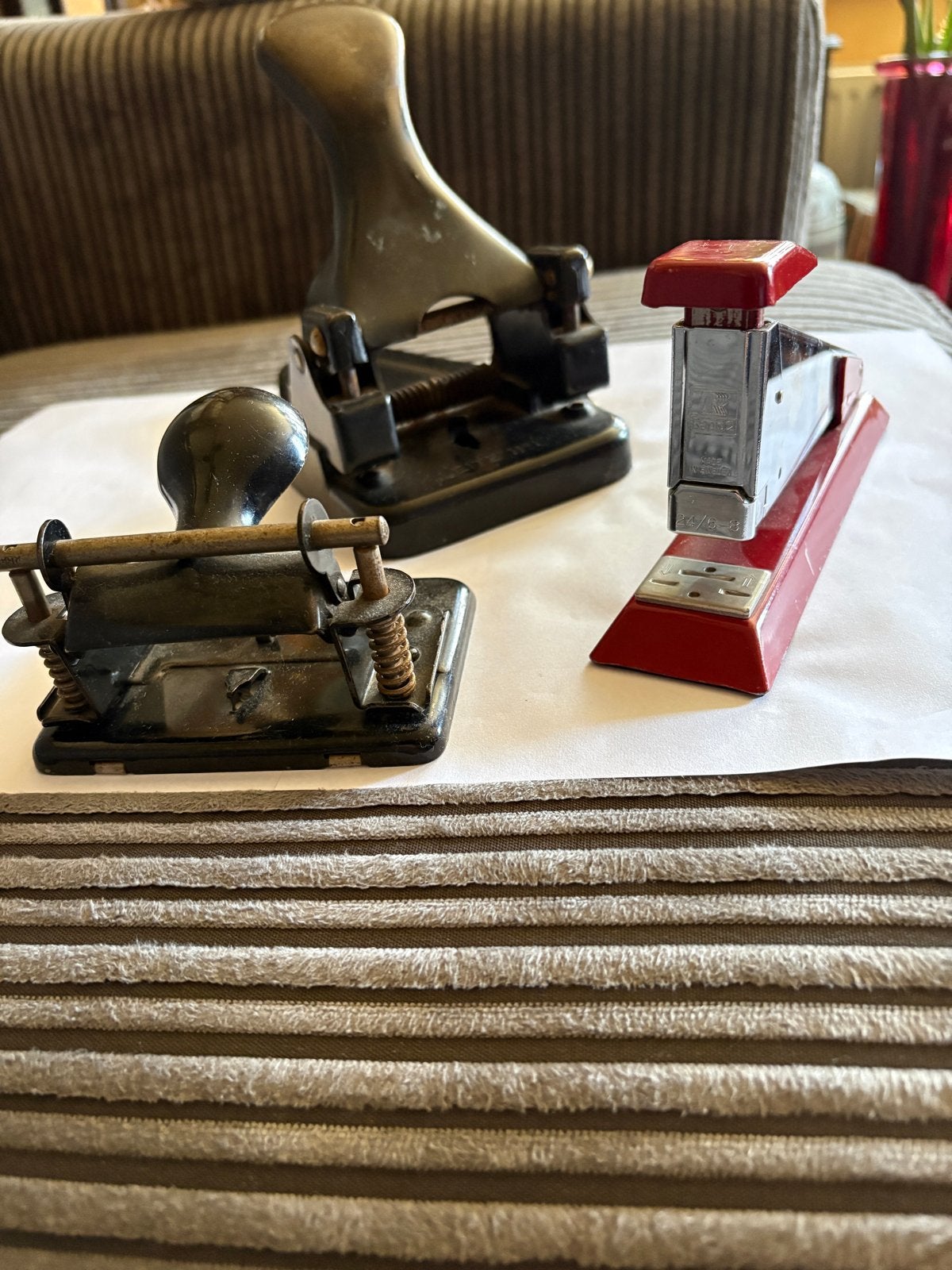 Vintage Leitz N136 Perforator & Rapid Nietmachine, Ophalen of Verzenden