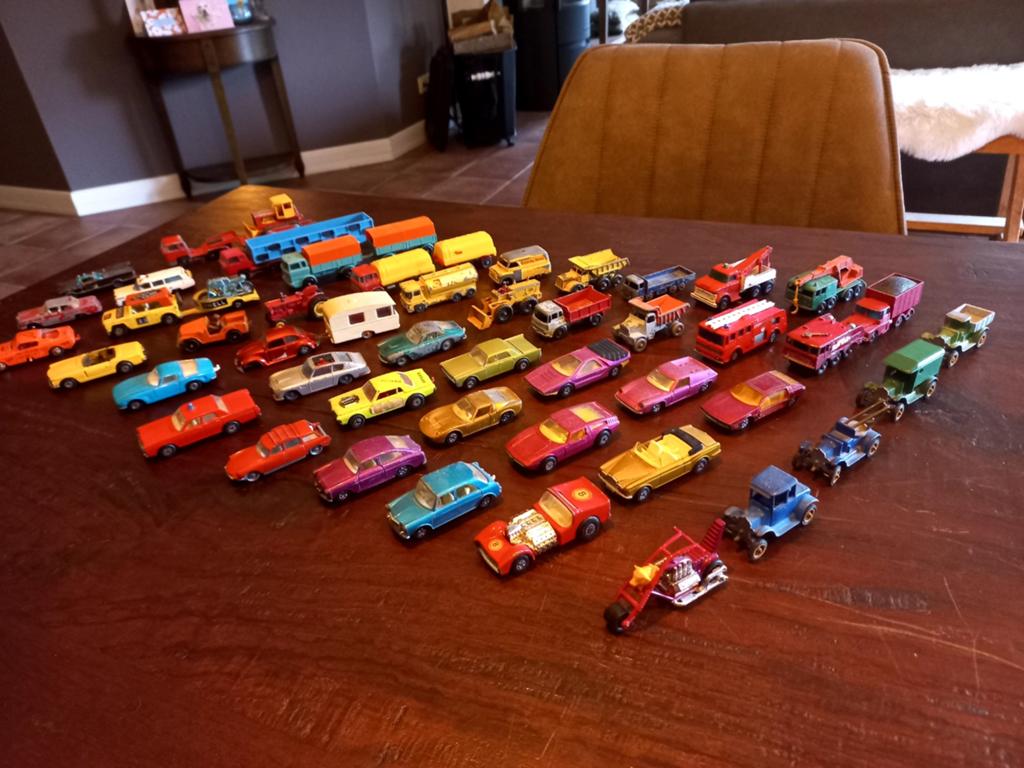 Mooie zeldzame oude Matchbox set, 52 delig, 60er jaren., Ophalen of Verzenden, Auto